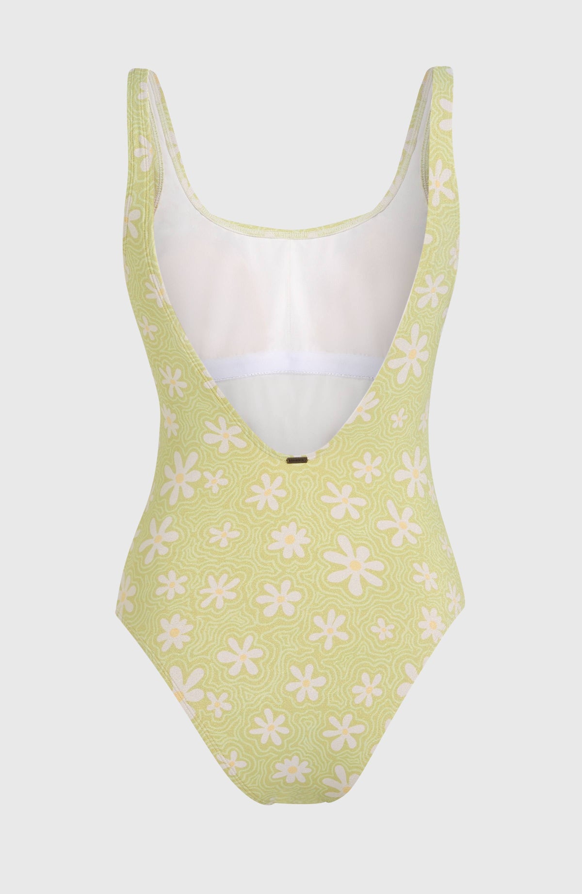 Beach Vintage Swimsuit | Green Daisyline