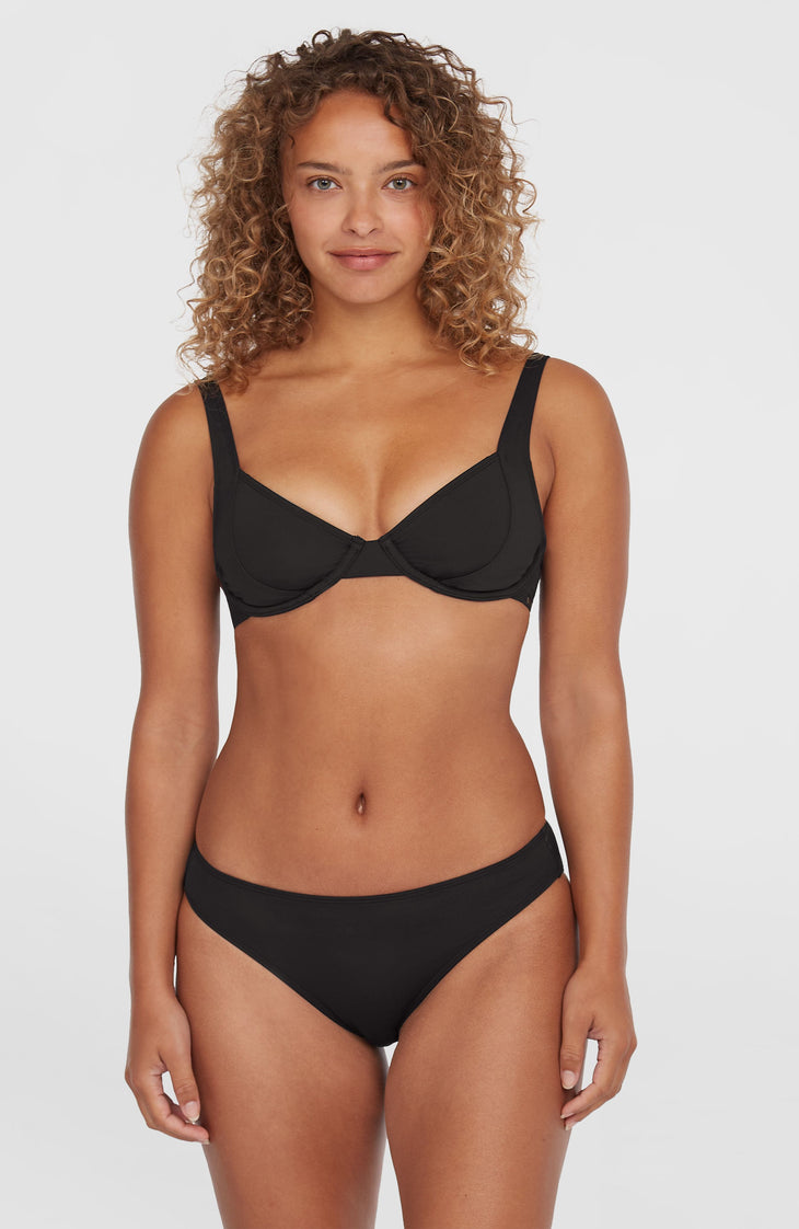 Elsie Underwire Bikini Top | Black Out