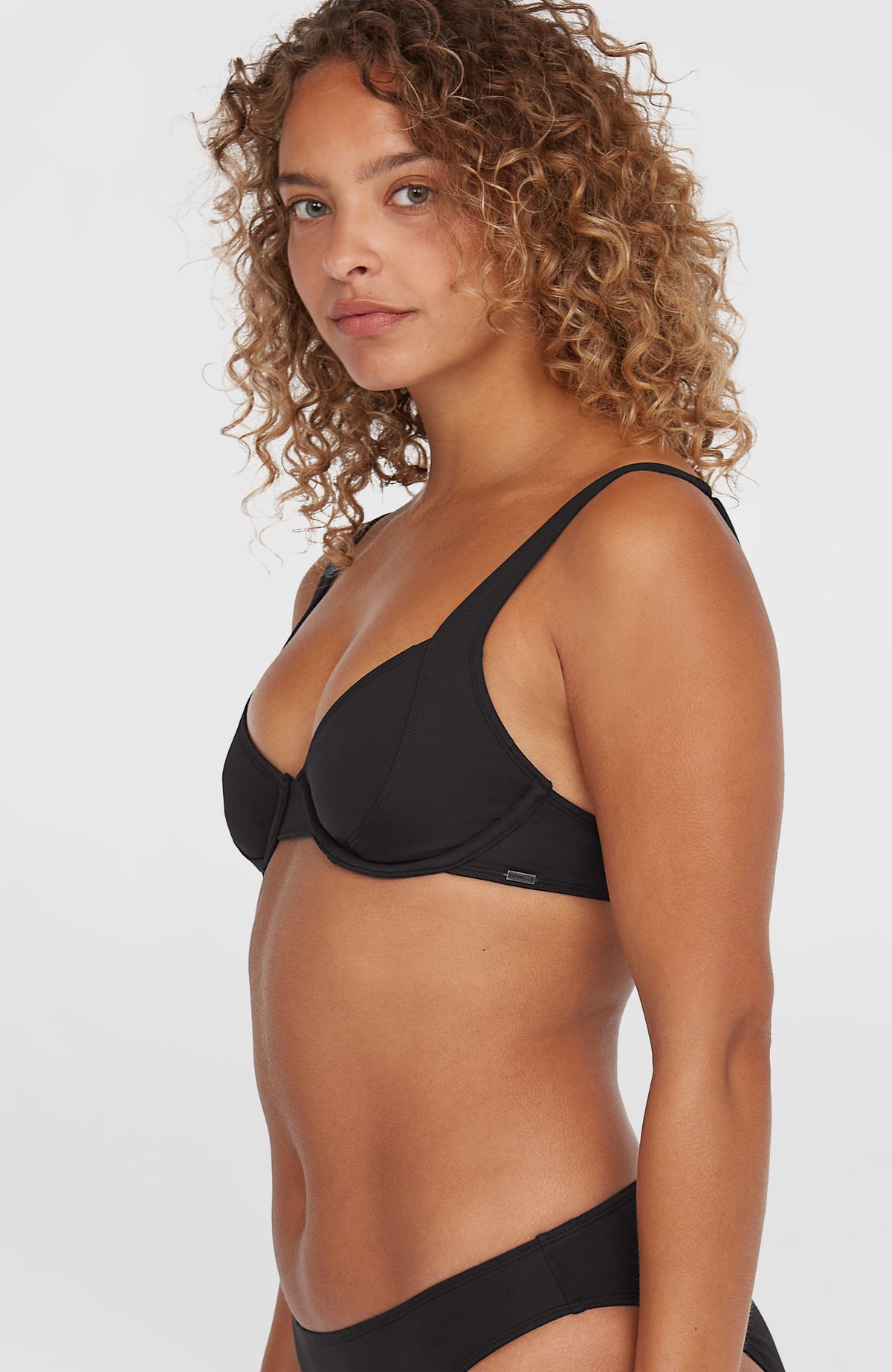 Elsie Underwire Bikini Top | Black Out