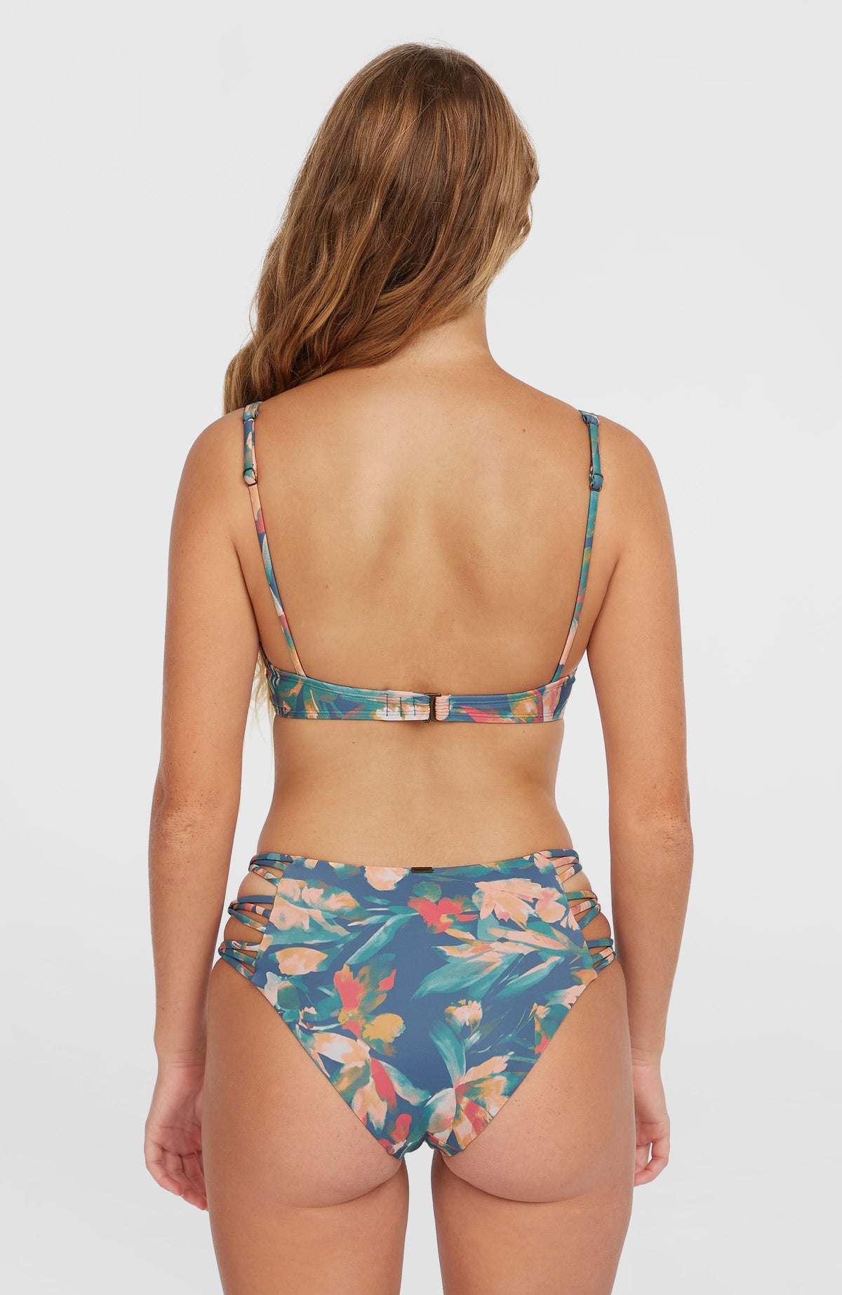 Elsie Underwire Bikini Top | Blue Painted Tropics