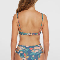 Elsie Underwire Bikini Top | Blue Painted Tropics