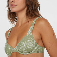 Saltwater Elsie Rita Bikini Set | Green Textured Jungle