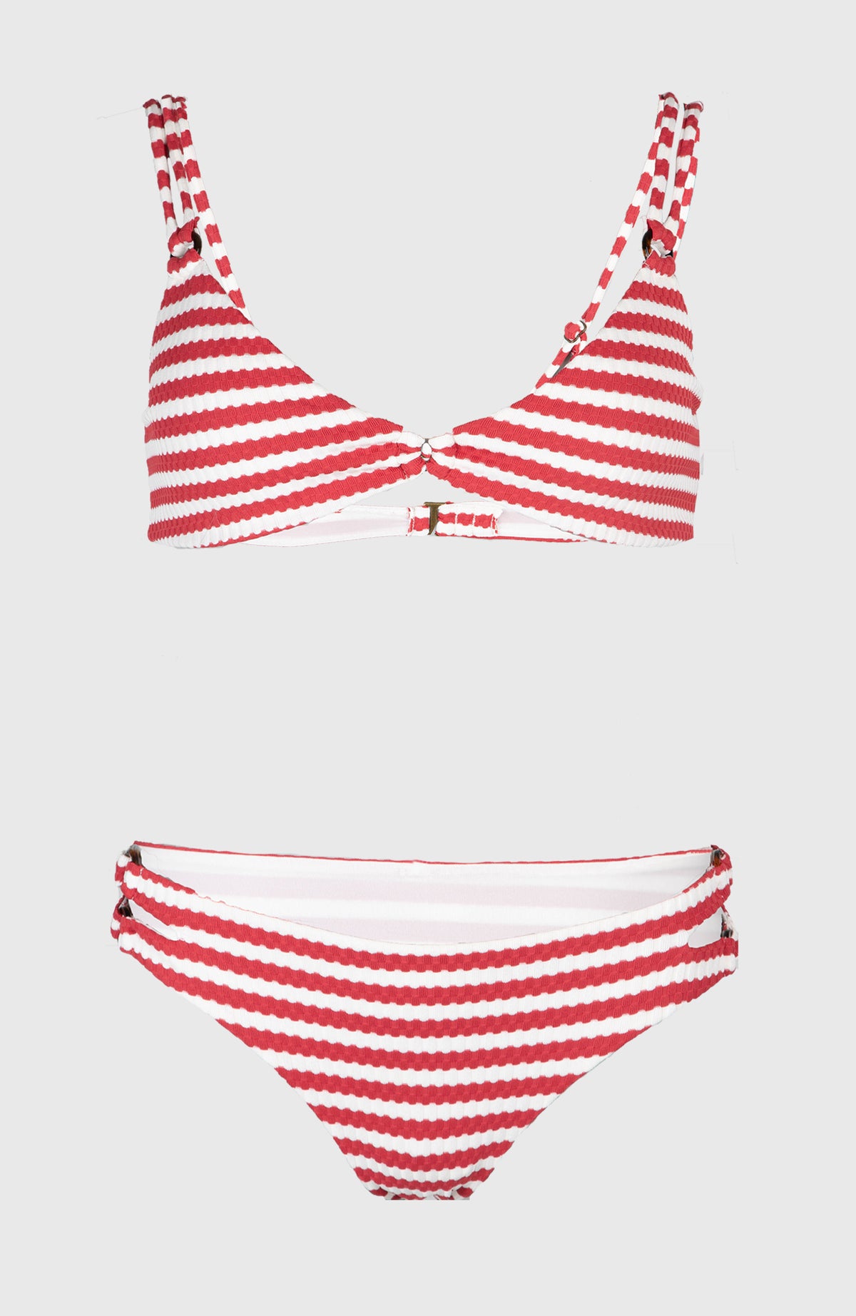O'Riginals Bikini Set | White/Red Originals Stripe