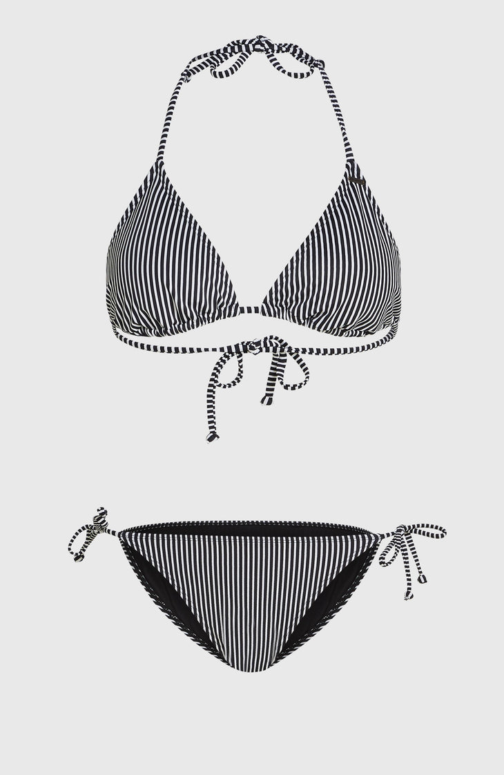 Essentials Capri - Bondey Bikini Set | Black Micro Stripe