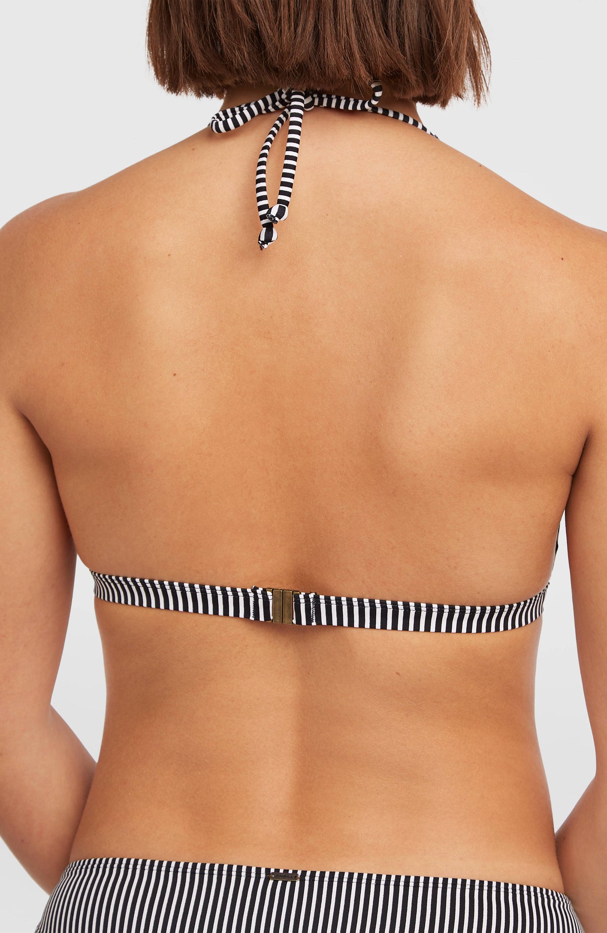 Essentials Marga Cruz Bikini Set | Black Micro Stripe