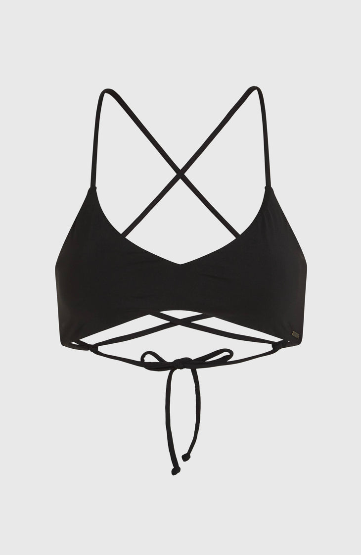 Huntington Bralette Bikini Top | Black Out
