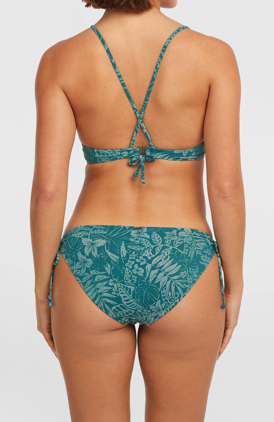 Rita Side-Tie Bikini Bottoms | Green Island Sky