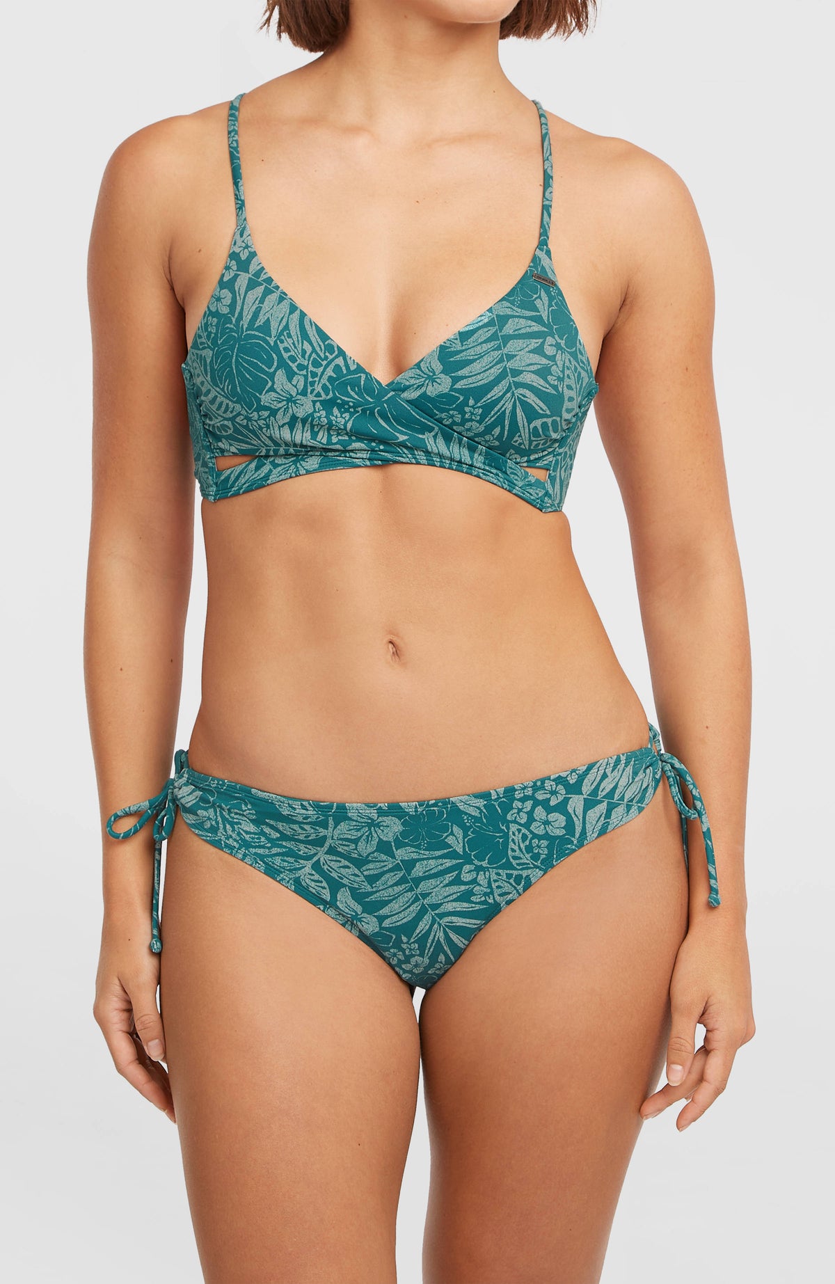 Rita Side-Tie Bikini Bottoms | Green Island Sky