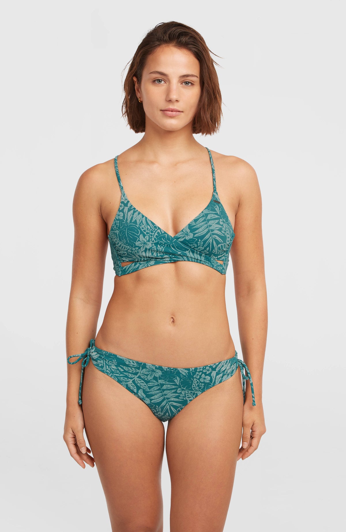 Rita Side-Tie Bikini Bottoms | Green Island Sky