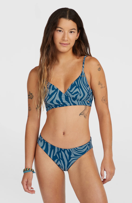 Baay Maoi Bikini Set | Blue Swirl Zebra