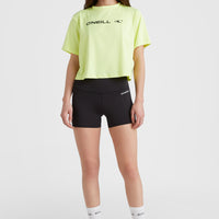 Rutile Cropped T-Shirt | Sunny Lime