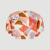 Tidda Woven Top | Patchwork Print