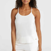 Essentials Ava Lace Tank Top | Snow White