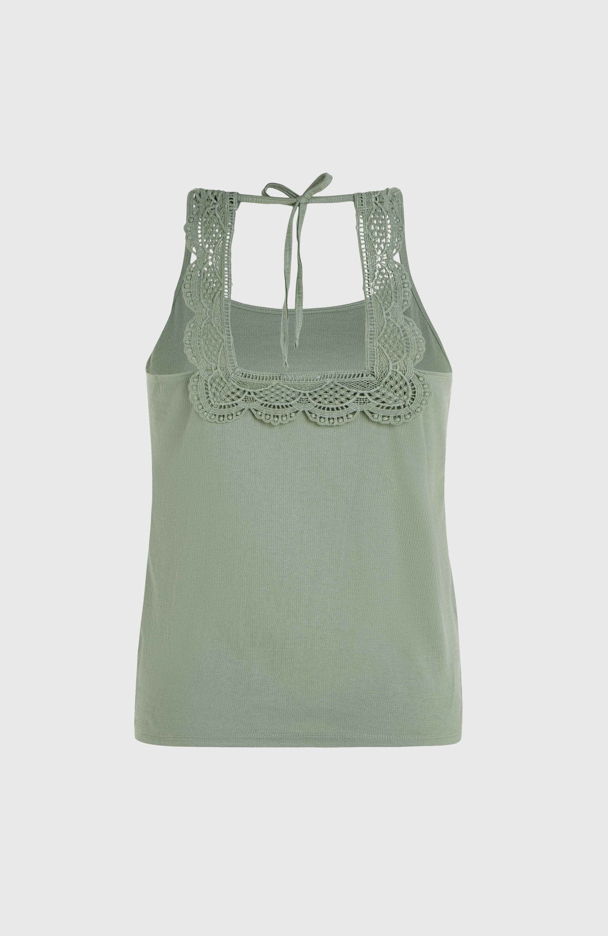 Essentials Ava Lace Tank Top | Lily Pad