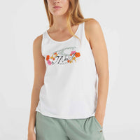 Luana Graphic Tank Top | Snow White