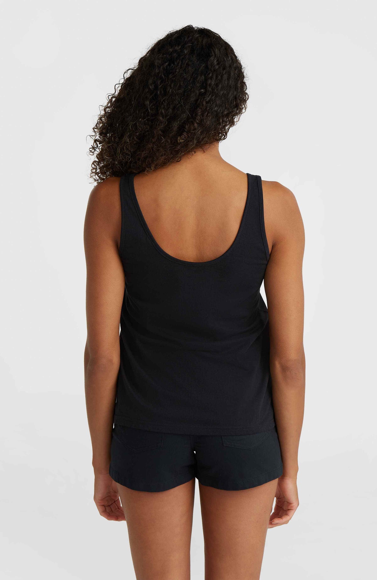 Luana Graphic Tank Top | Black Out