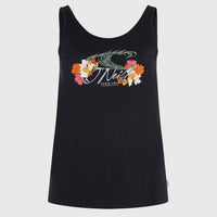 Luana Graphic Tank Top | Black Out