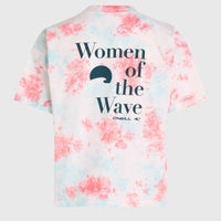Women of the Wave T-Shirt | Pink Ice Cube Tie Dye