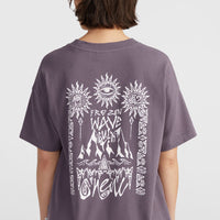 Surf Heroes Loose T-Shirt | Mauve Miracle