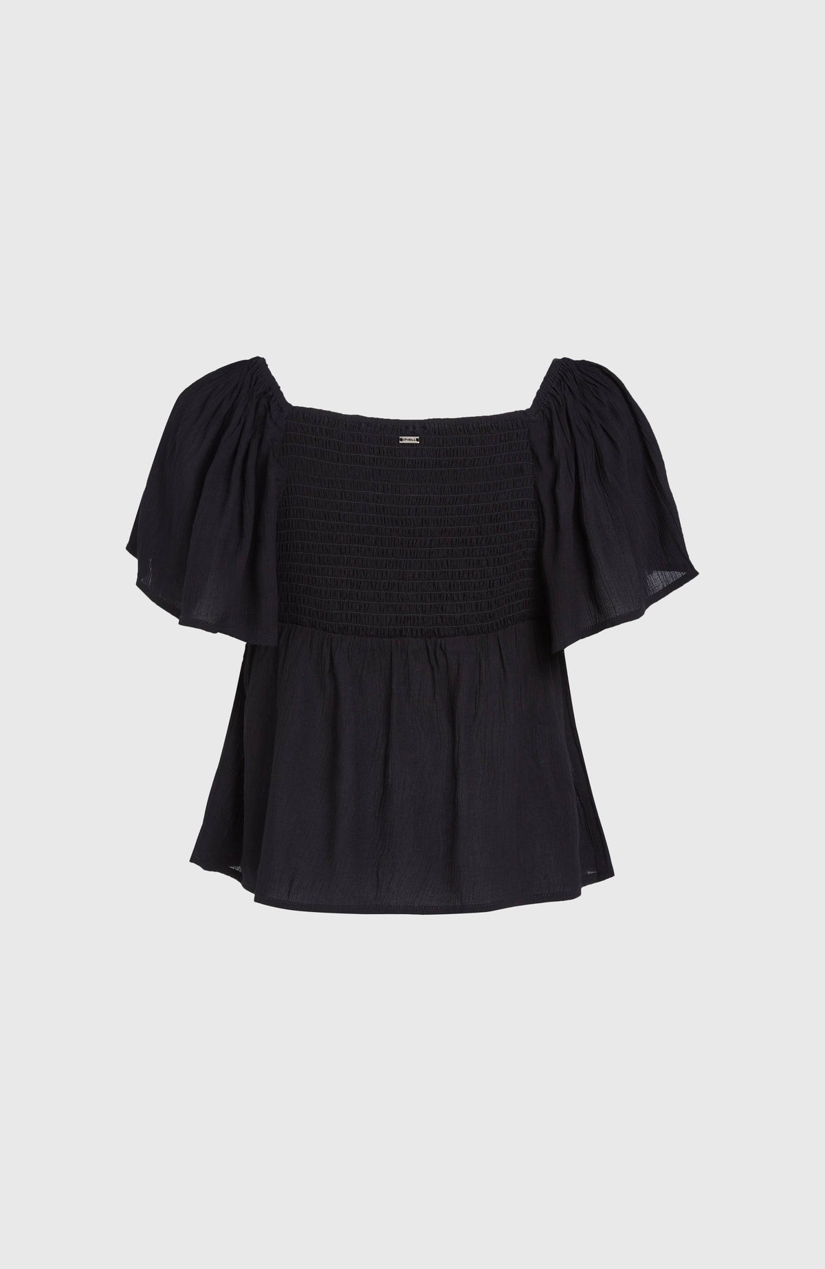 Huges Woven Top | Black Out