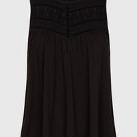 Essentials Tokeena Embroidery Tank | Black Out