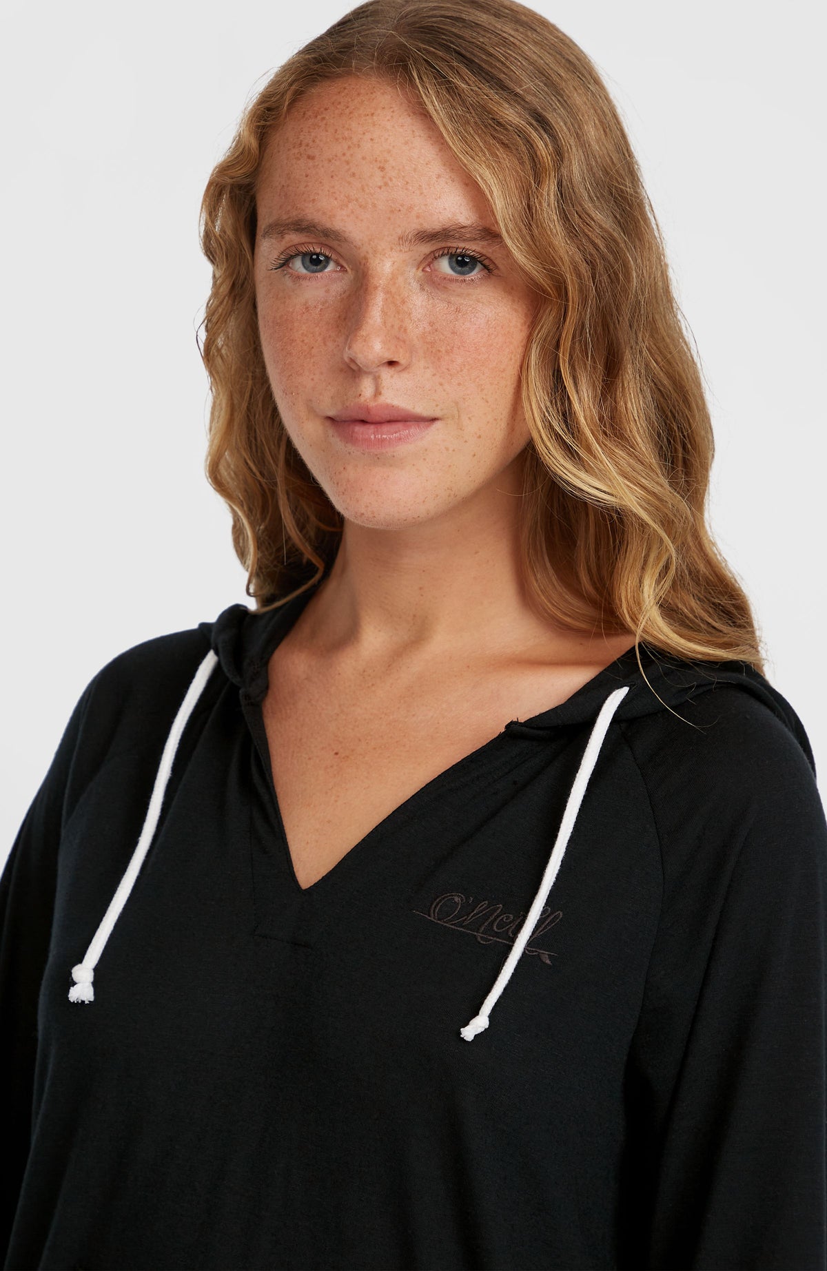 Essentials Long Sleeve Hoodie | Black Out