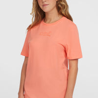 Essentials Script T-Shirt | Coral Pink