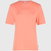 Essentials Script T-Shirt | Coral Pink