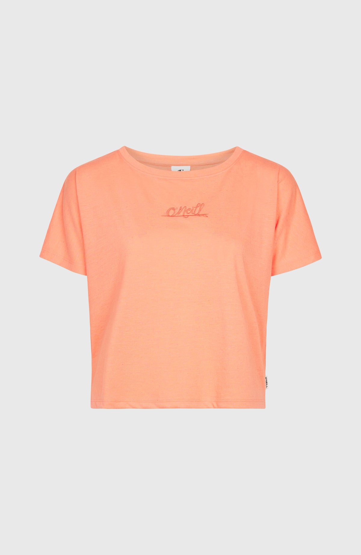 Essentials Script Drape T-Shirt | Coral Pink