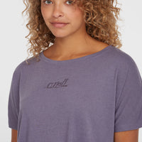 Essentials Script Drape T-Shirt | Pure Cashmere