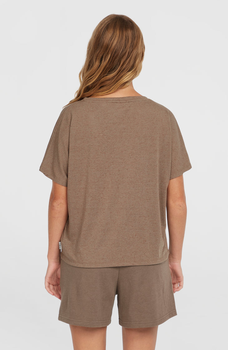 Essentials Script Drape T-Shirt | Pure Cashmere