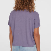 Essentials Script Drape T-Shirt | Pure Cashmere