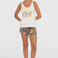 Luana Graphic Tank Top | Snow White