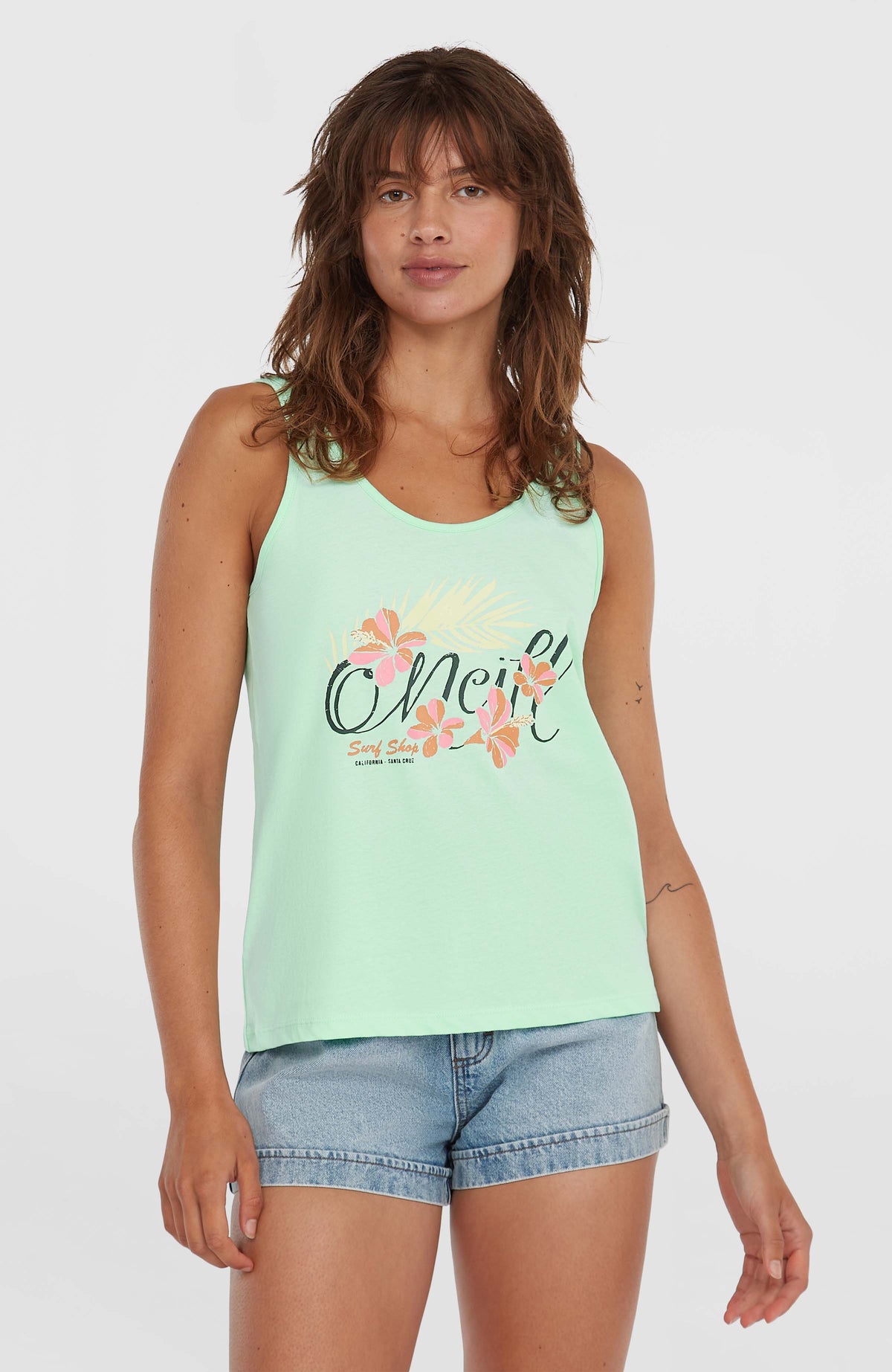 Luana Graphic Tank Top | Mildrew Mint