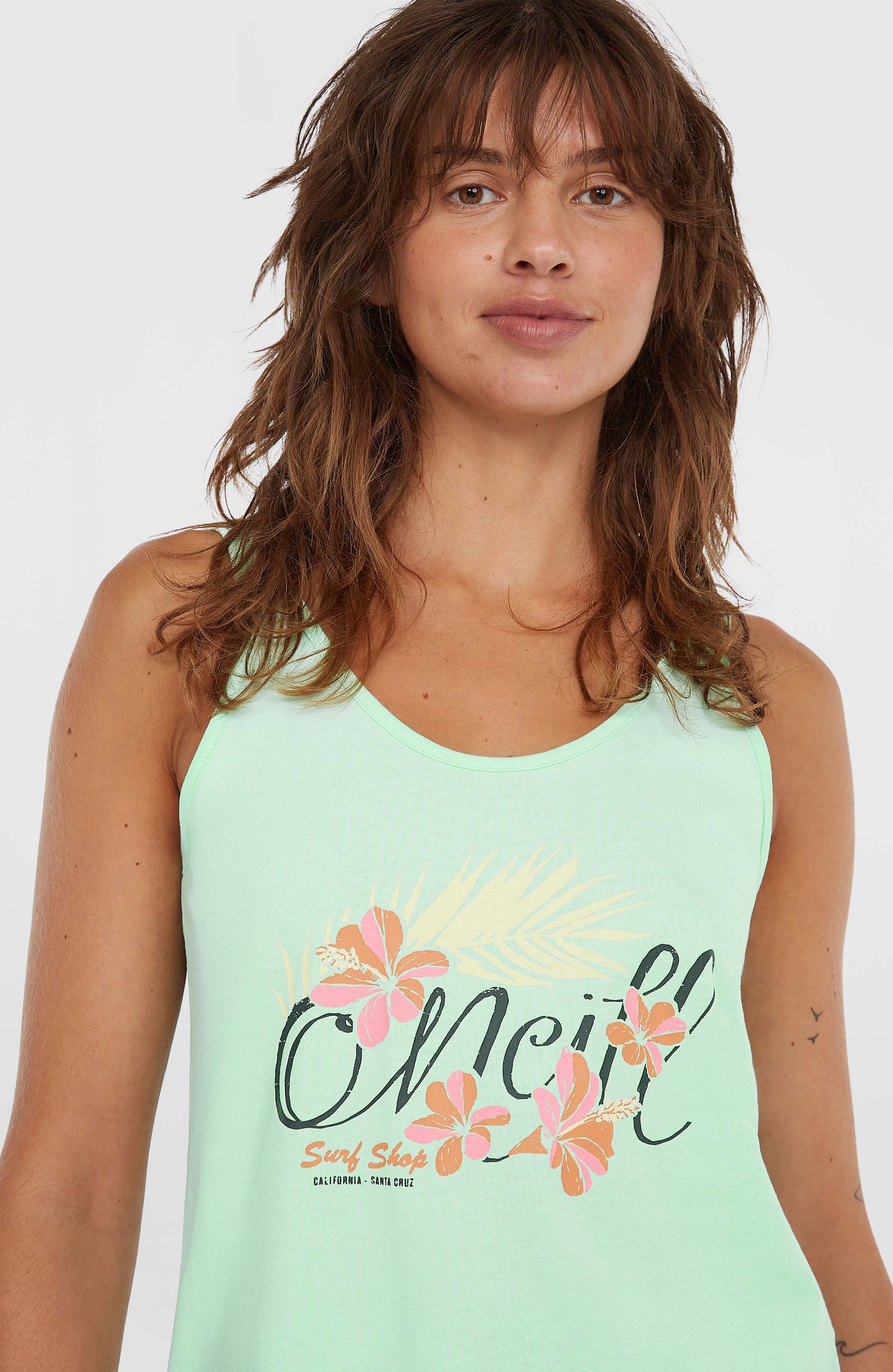 O'Neill Mädchen All Year Tanktop – Aus Jersey-Baumwolle, Logo-Print, 1er Pack