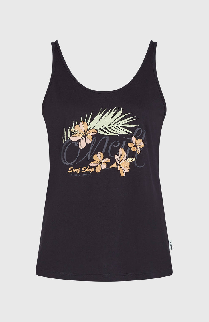 Luana Graphic Tank Top | Black Out