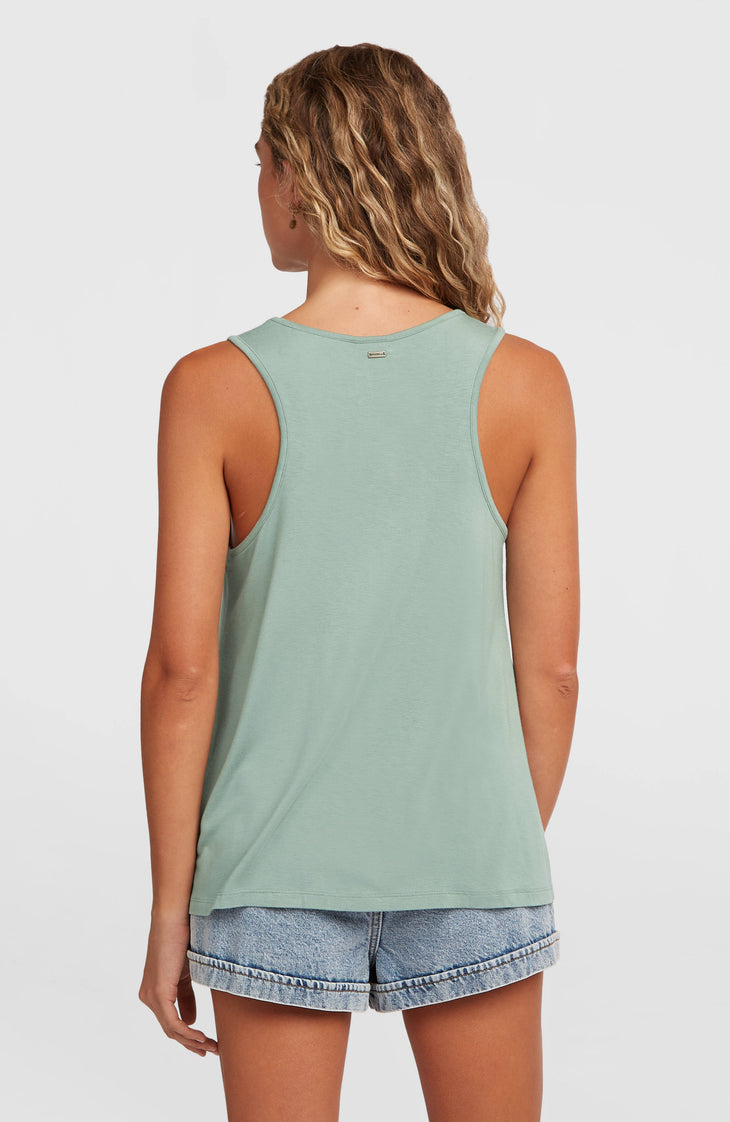 Essentials Tokeena Embroidery Tank | Marble Arch