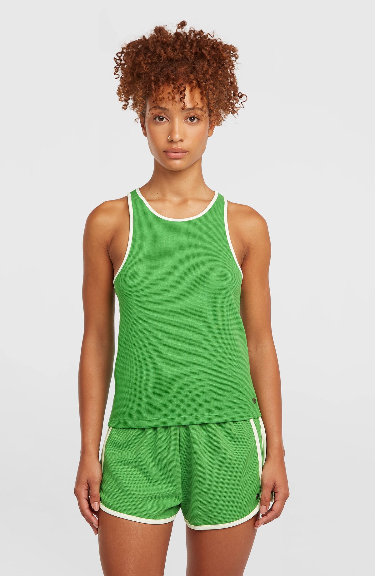 O'Riginals Waffle Tank Top | Grass