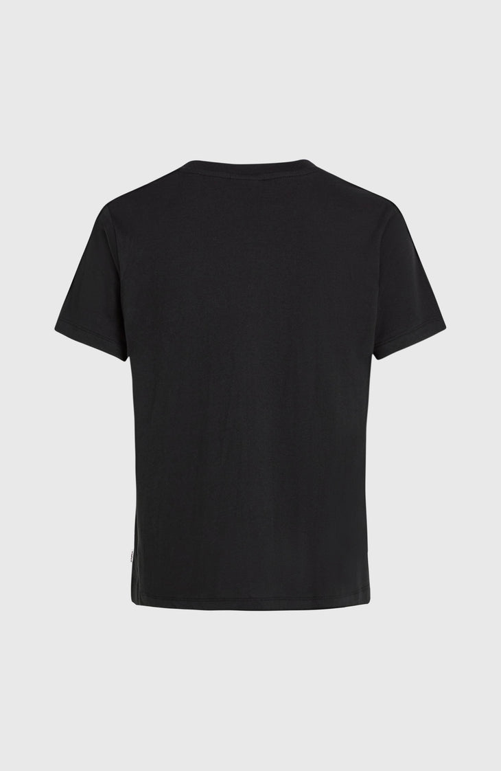 Front Print T-Shirt | Black Out