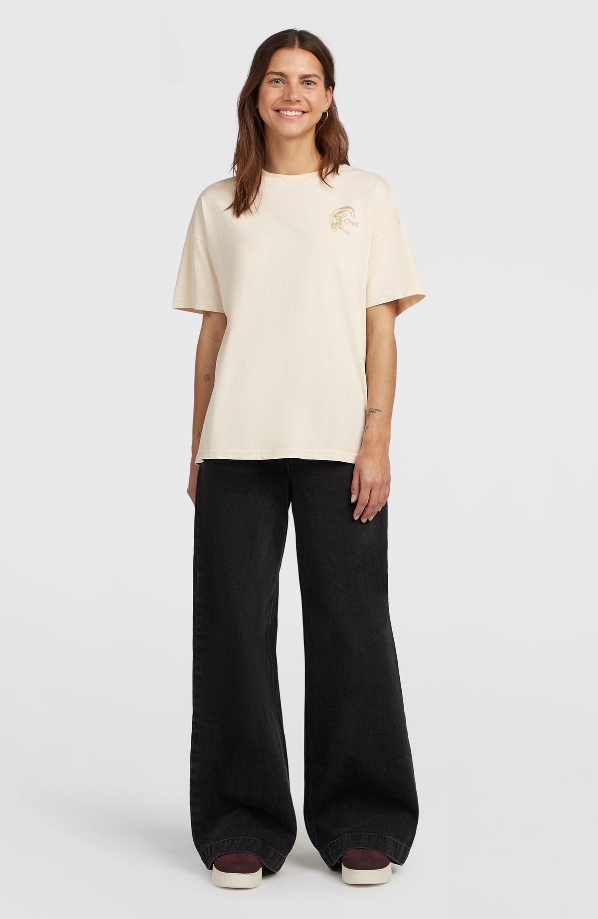 O'Riginals Back-Print T-Shirt | Linen White