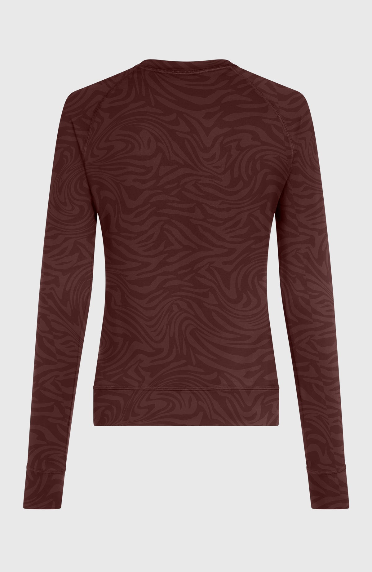 Baselayer Top | Purple Grey Swirl Zebra