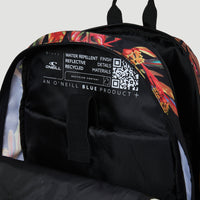 Wedge Backpack | Black Flower