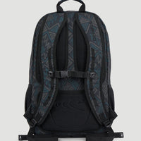 Boarder Backpack | Black Retro Ikat