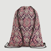 Gym Sack | Purple Retro Ikat