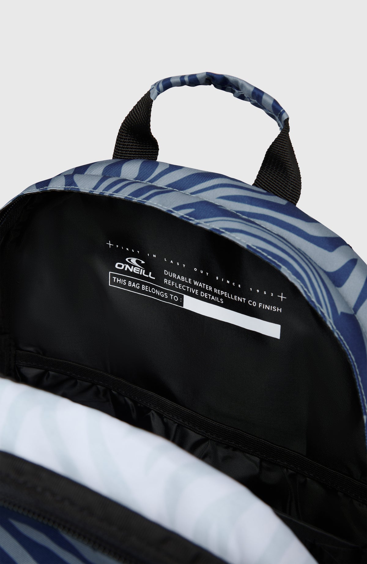 O'Neill Santa Cruz Backpack | Blue Swirl Zebra