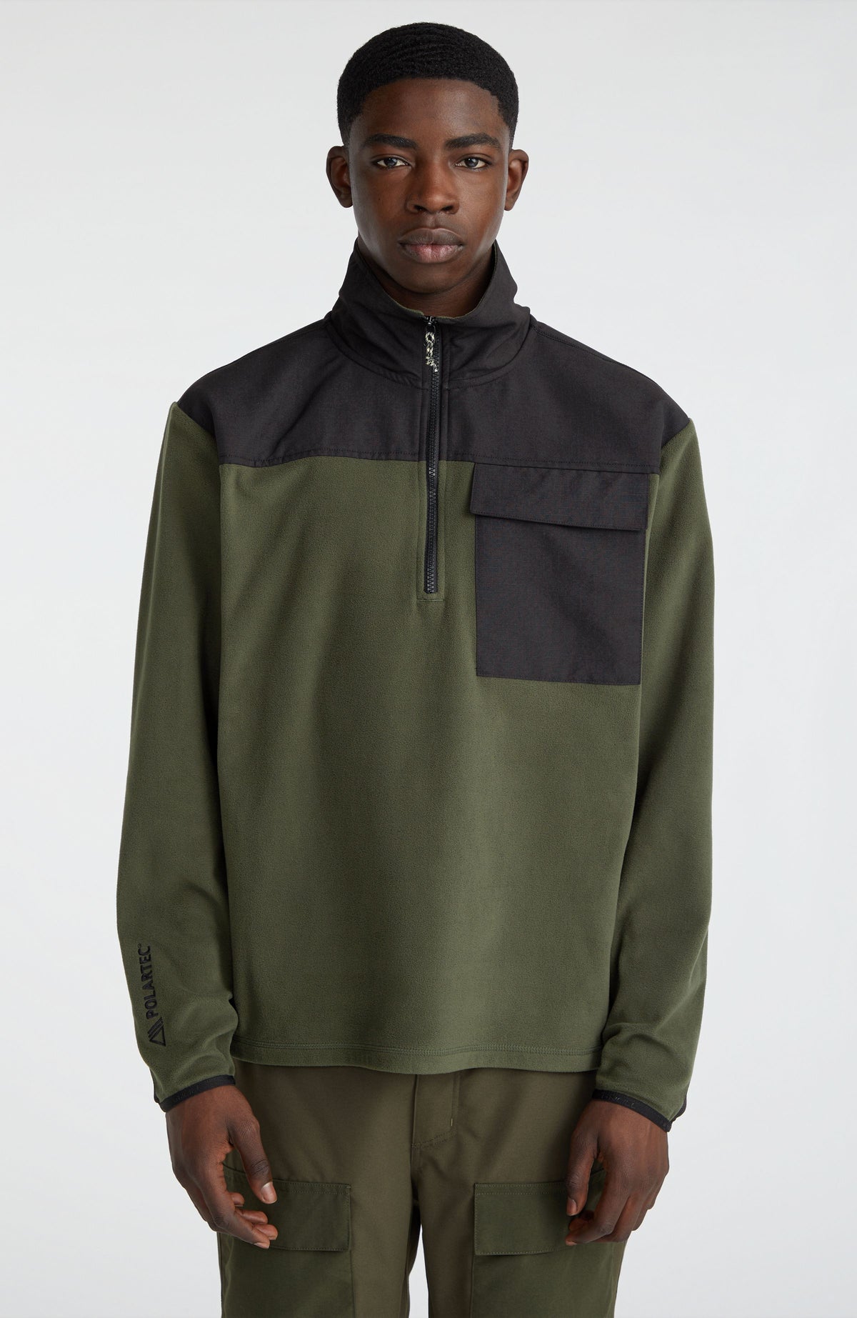 Utility Heavy Full Zip Fleece Forest Night Colour Block O Neill