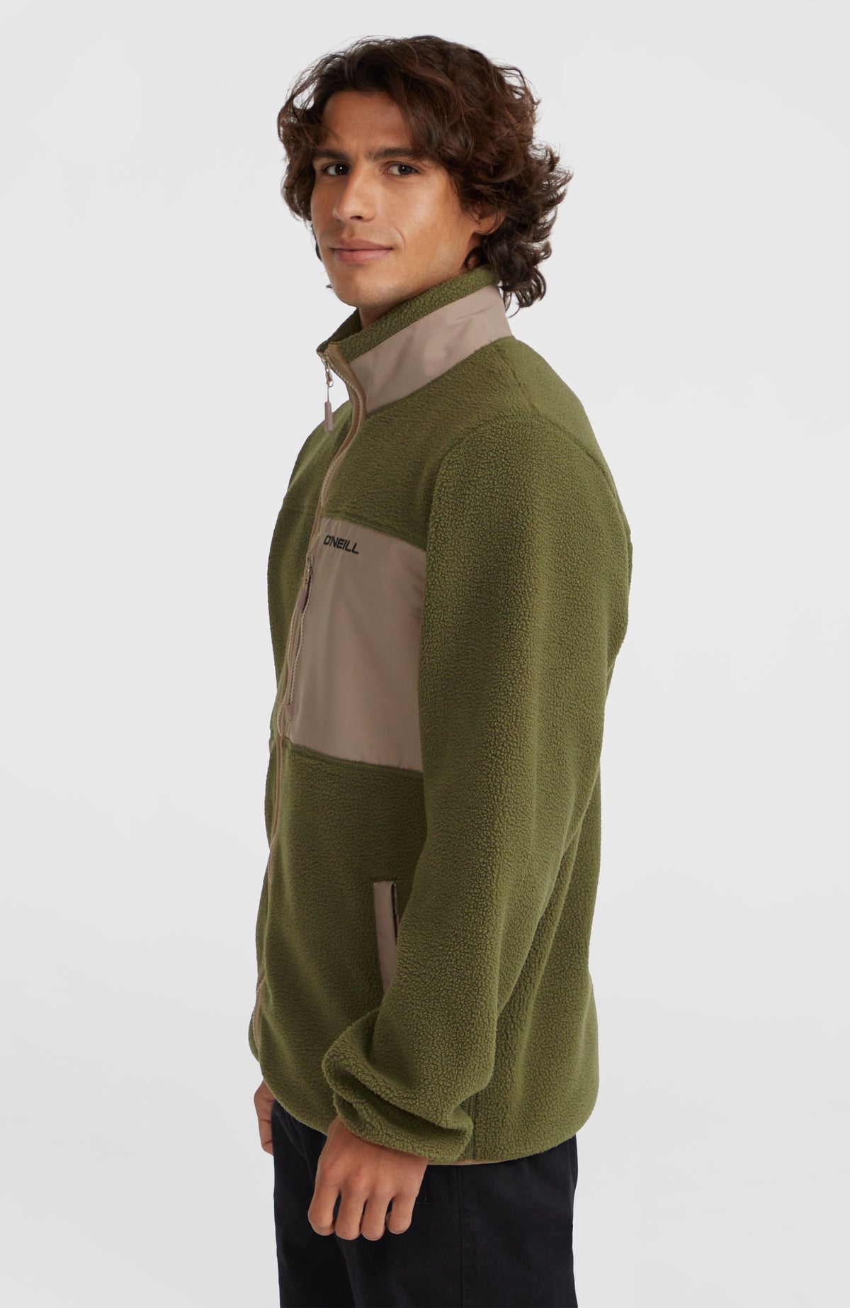 High-Pile Full-Zip Fleece | Forest Night