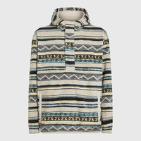 Superfleece Half-Zip Hoodie | Grey Ikat Stripe