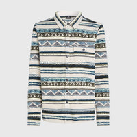 Superfleece Shirt | Grey Ikat Stripe