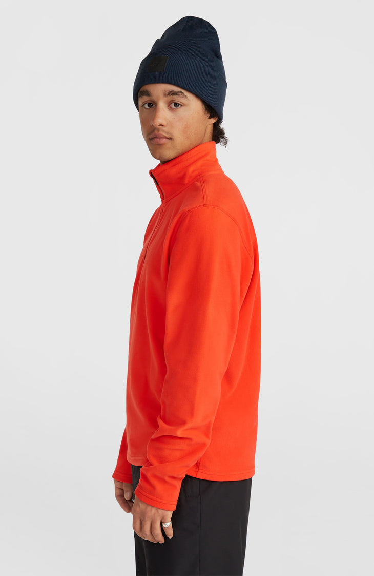 Jack's Polartec® 100 Half-Zip Fleece | Paprika Flame